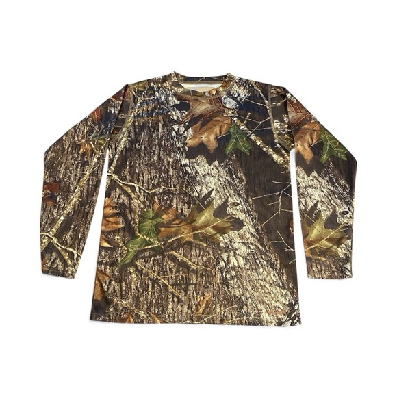 Russell Athletic Other - Russell Outdoors Men's Long Sleeve T-Shirt Small Mossy Oak Camo Hunter